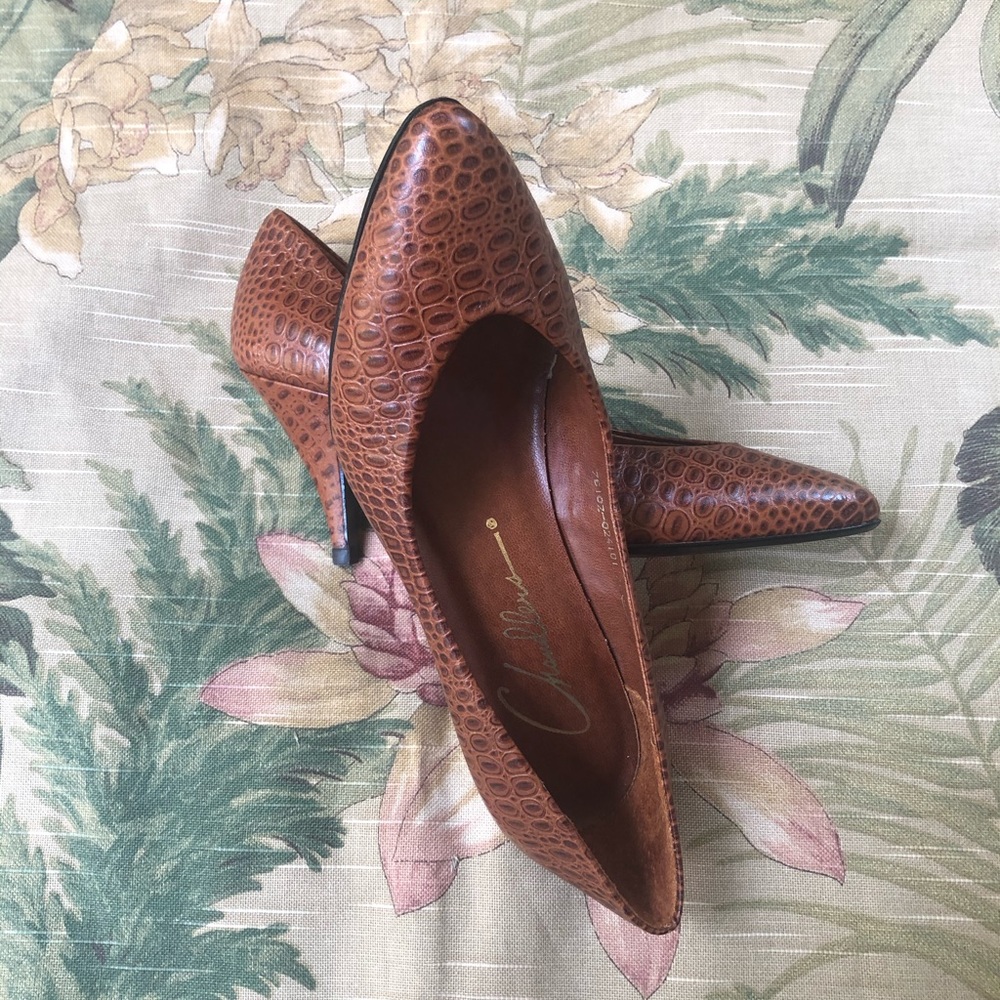 Brazilain Crocodile Heels